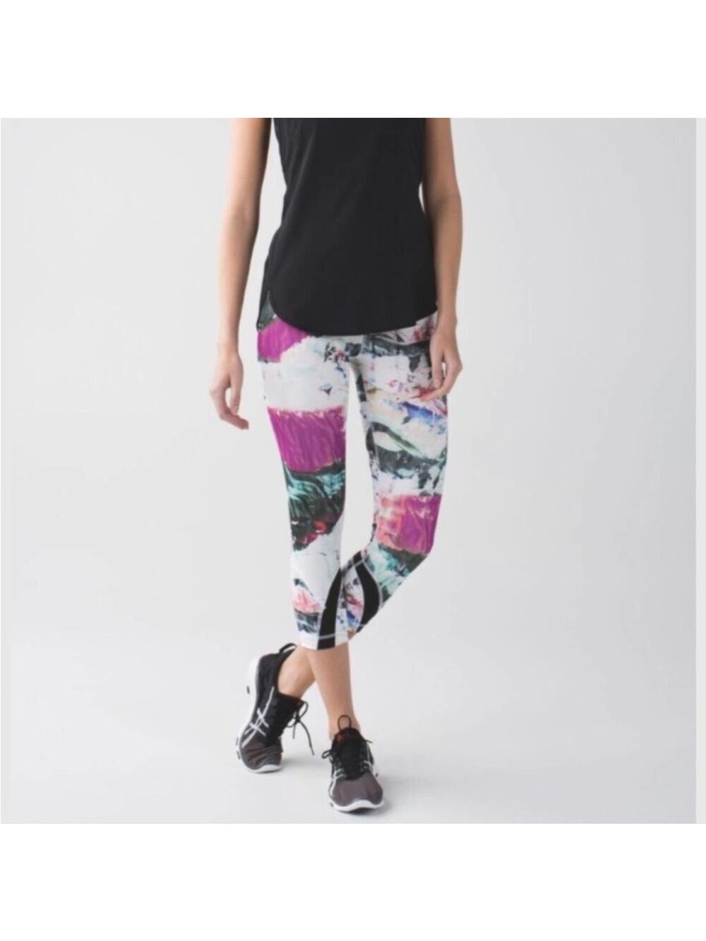 Lululemon Marble Tie Dye Pigment Wave Run Inspire Crop ll Legging 6